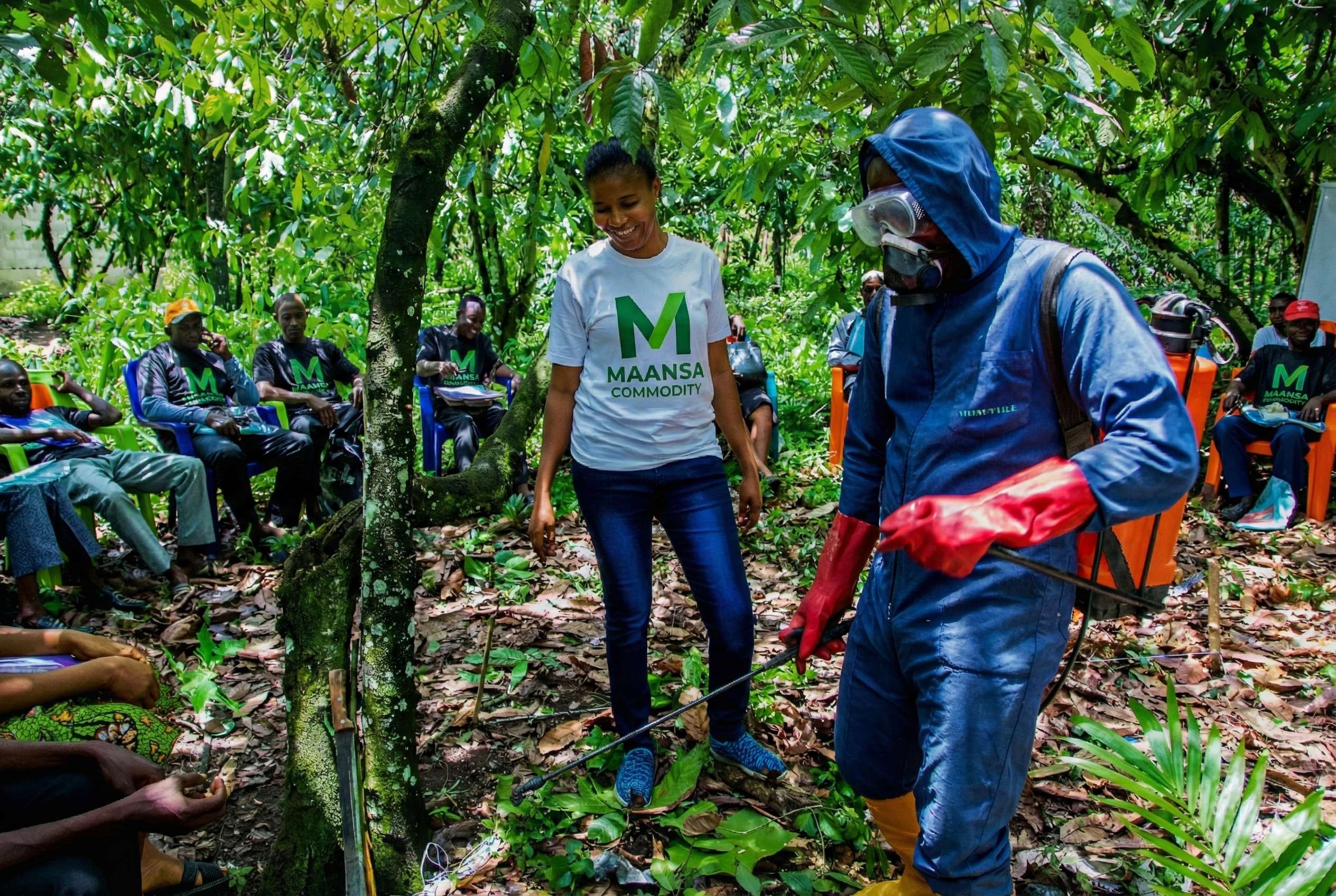 MAANSA team providing on-ground support
